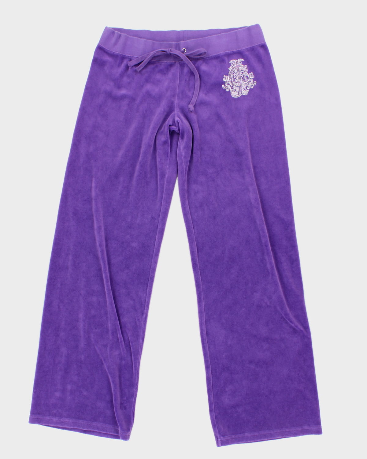 Y2K 00s Juicy Couture Purple Velour Tracksuit - M/L