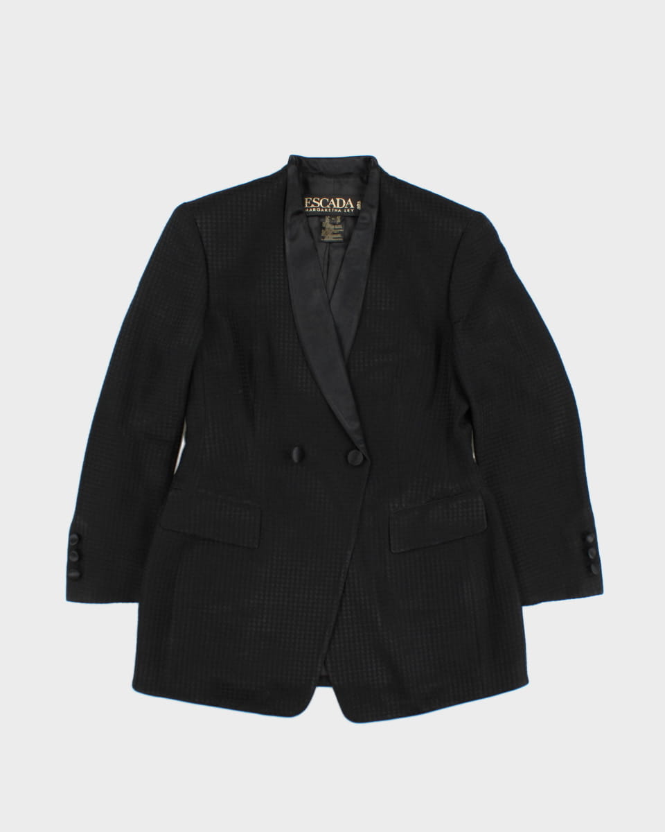 Women's Vintage Double-Breasted Escada Suit Jacket - M