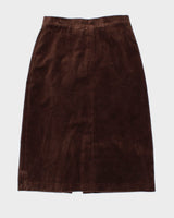 Vintage 80s Eaton Velvet Skirt Suit - M