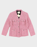 Woman's Maje Tweed inspired blazer 42/M