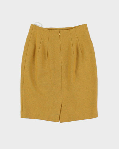 Vintage Yellow Skirt Suit - S