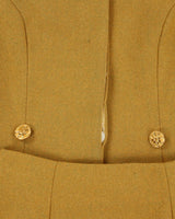 Vintage Yellow Skirt Suit - S