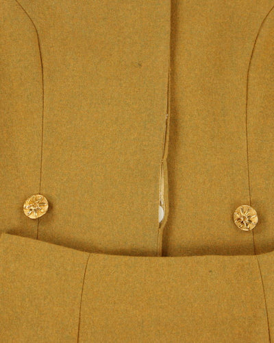 Vintage Yellow Skirt Suit - S