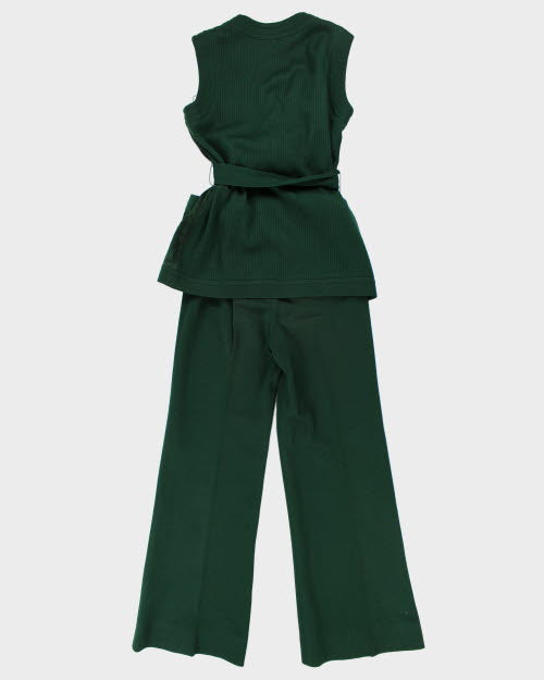Vintage 70s Runge Wool & Suede4 Two Piece - M