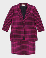 Vintage 90s Jessica Wool Skirt Suit - M