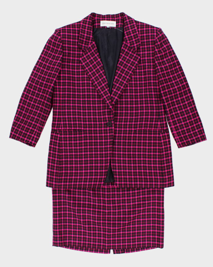 Vintage 90s Jessica Wool Skirt Suit - M