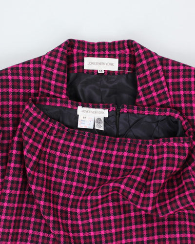 Vintage 90s Jessica Wool Skirt Suit - M