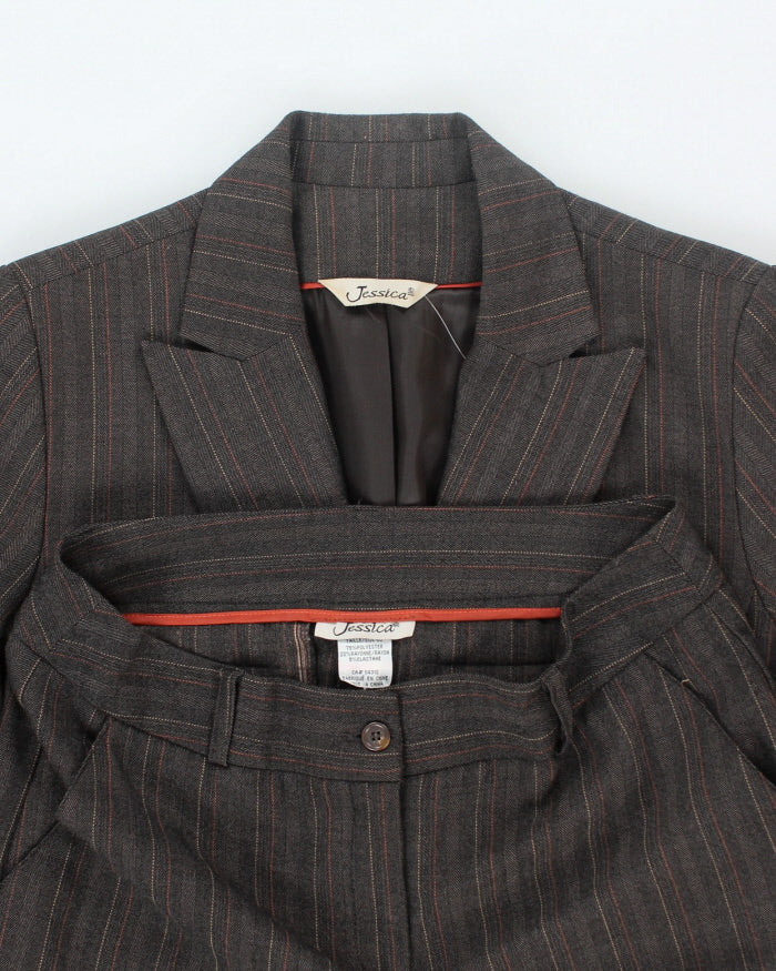 Vintage 90s Jessica Striped Suit - M