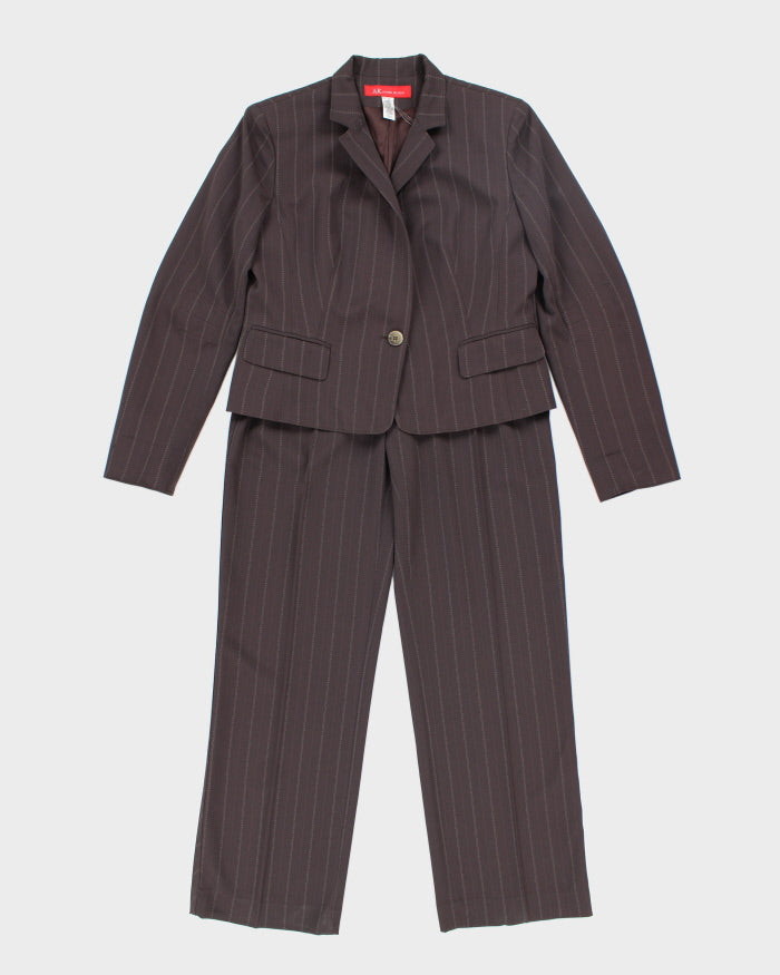 Vintage 90s Anne Klein Brown Suit - S