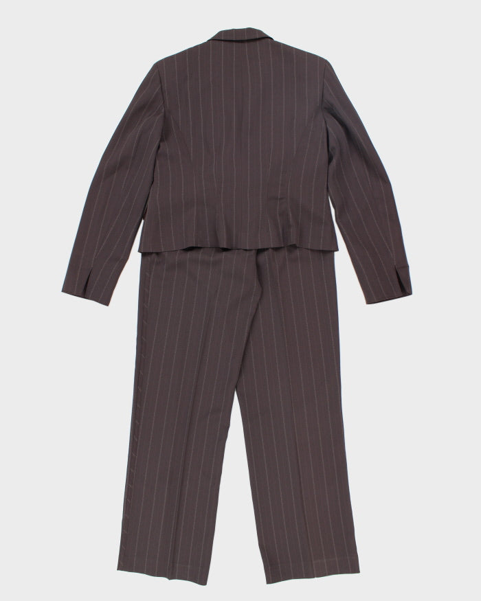 Vintage 90s Anne Klein Brown Suit - S