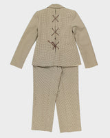 Vintage Stresa Lace-up Detail Suit - S