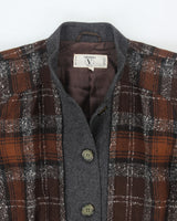 Vintage 80s Valentino Wool Skirt Suit - XS