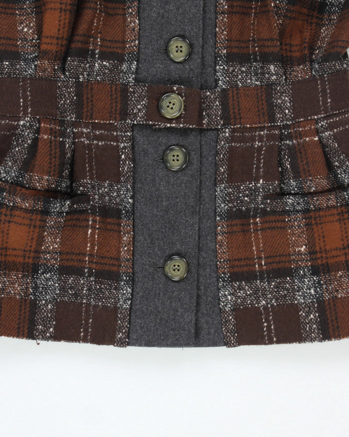 Vintage 80s Valentino Wool Skirt Suit - XS