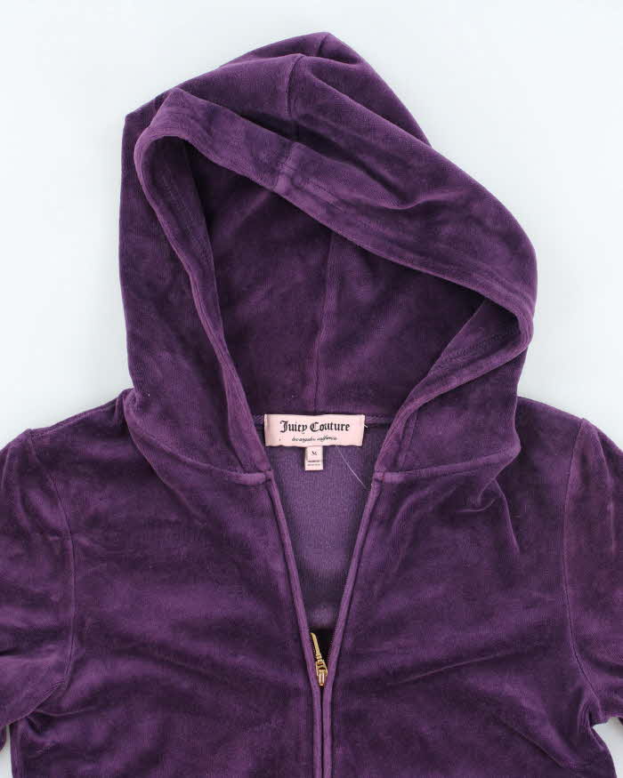 Vintage Y2K Juicy Couture Graphic Printed Track Suit - M