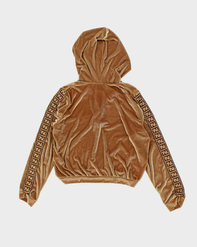 Vintage Y2K Fendi Gold Trimming Two Set Tracksuit - L