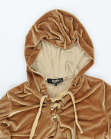 Vintage Y2K Fendi Gold Trimming Two Set Tracksuit - L
