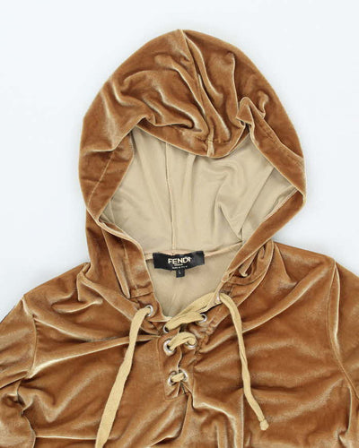 Vintage Y2K Fendi Gold Trimming Two Set Tracksuit - L