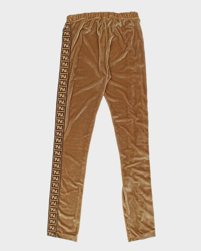 Vintage Y2K Fendi Gold Trimming Two Set Tracksuit - L