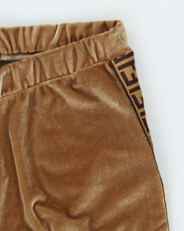 Vintage Y2K Fendi Gold Trimming Two Set Tracksuit - L