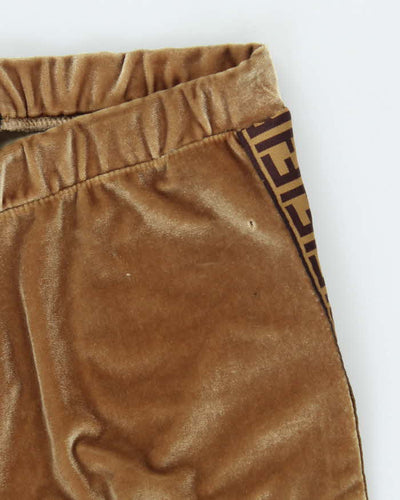 Vintage Y2K Fendi Gold Trimming Two Set Tracksuit - L