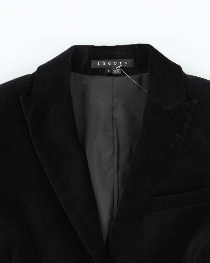 Vintage Theory Velvet Women's Single Breasted Blazer - S