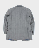 Vintage 1990s Burberry Japan Women's Wool &amp; Mohair Single Breasted Blazer - M