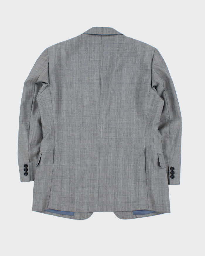 Vintage 1990s Burberry Japan Women's Wool &amp; Mohair Single Breasted Blazer - M