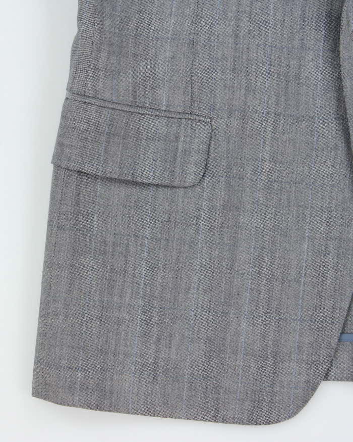 Vintage 1990s Burberry Japan Women's Wool &amp; Mohair Single Breasted Blazer - M