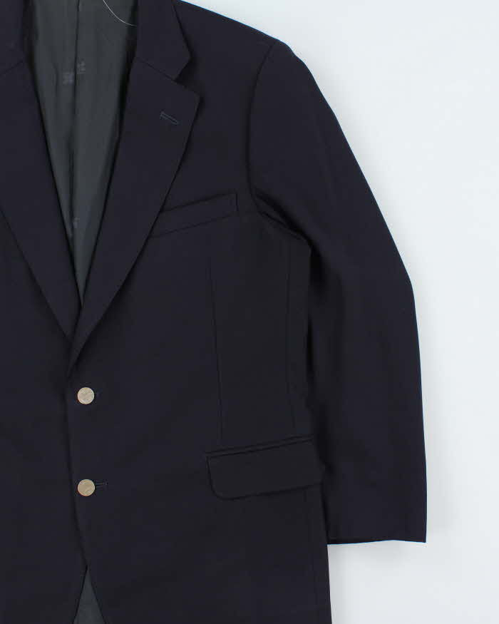 Vintage 1990s Burberry Japan Wool Women's Single Breasted Oversized Blazer - L