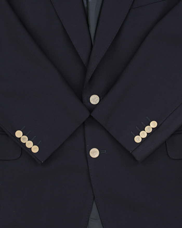 Vintage 1990s Burberry Japan Wool Women's Single Breasted Oversized Blazer - L