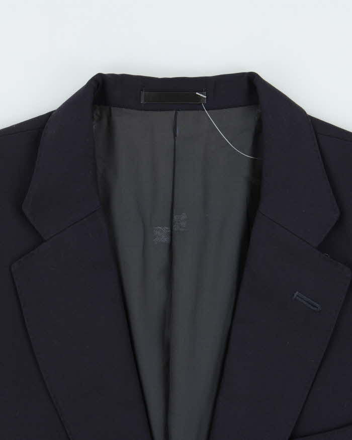 Vintage 1990s Burberry Japan Wool Women's Single Breasted Oversized Blazer - L