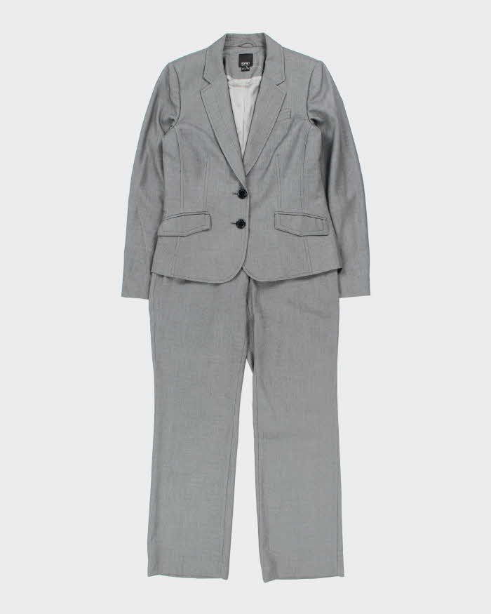 Vintage Y2K 00s Esprit Collection Women's Two-Piece Wide Leg Trouser Suit - S