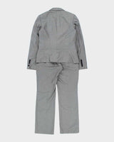 Vintage Y2K 00s Esprit Collection Women's Two-Piece Wide Leg Trouser Suit - S