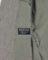 Vintage 1990s Burberry Japan Women's Tasmanian Wool Houndstooth Single Breasted Oversized Blazer - L