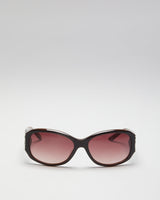 Y2K 00s Jimmy Crystal Black Diamante Sunglasses - O/S
