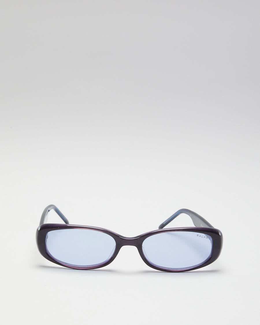 Vintage 90s Ralph Lauren Black & Purple Thin Sunglasses - O/S – Rokit