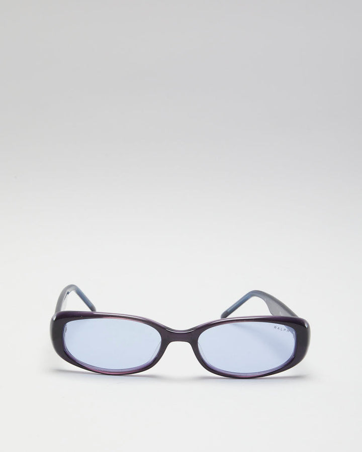 Vintage 90s Ralph Lauren Black & Purple Thin Sunglasses - O/S