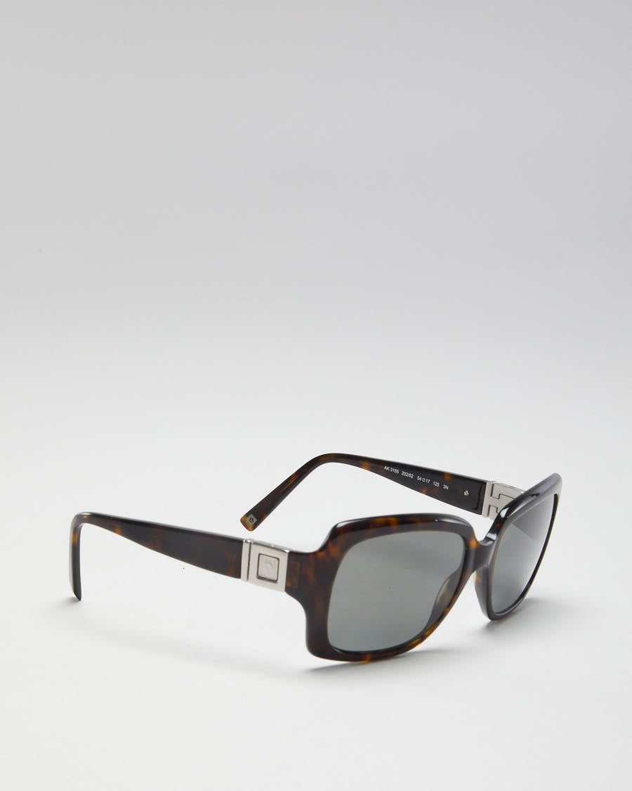 Y2K 00s Anne Klein Tortoiseshell Square Sunglasses - O/S