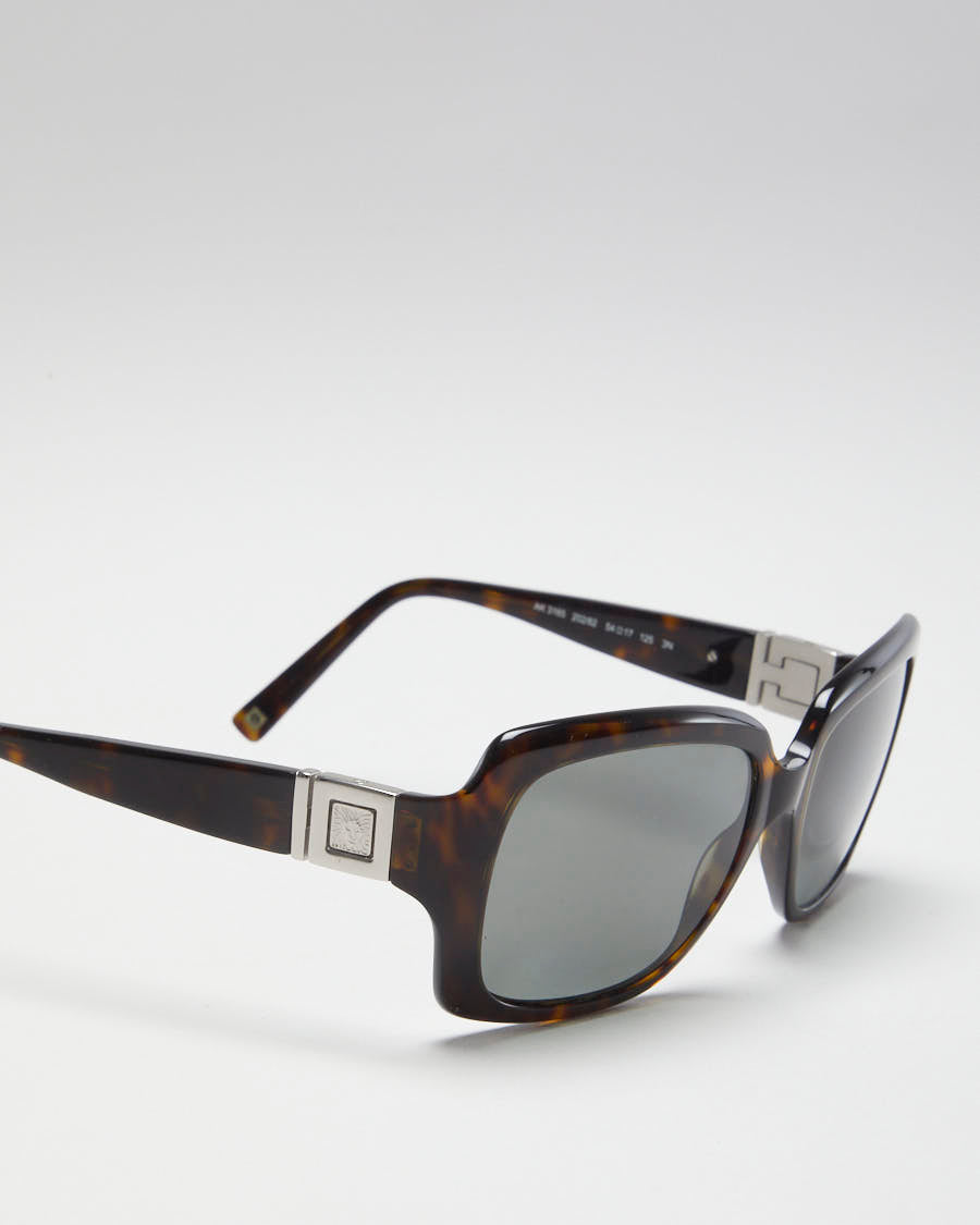 Y2K 00s Anne Klein Tortoiseshell Square Sunglasses - O/S