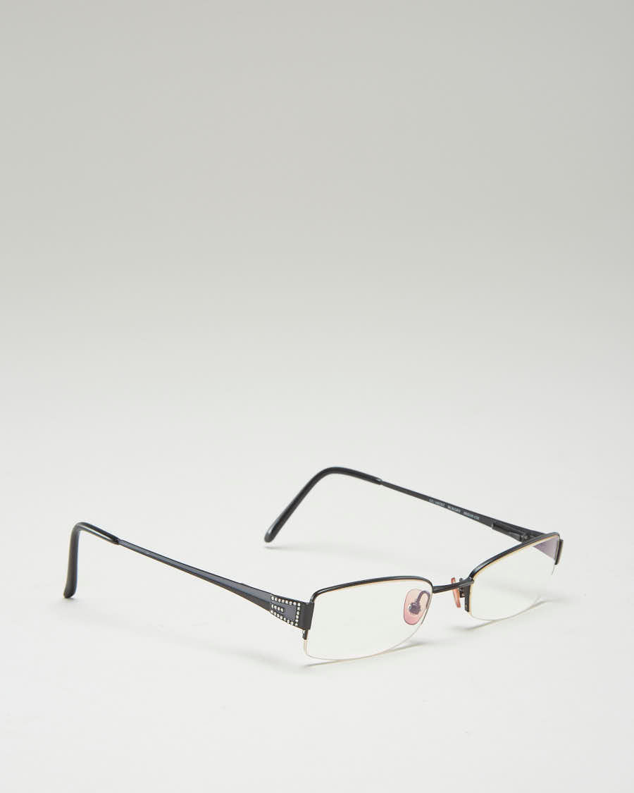 Black Y2K Guess Wire Glasses