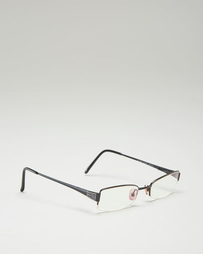 Black Y2K Guess Wire Glasses