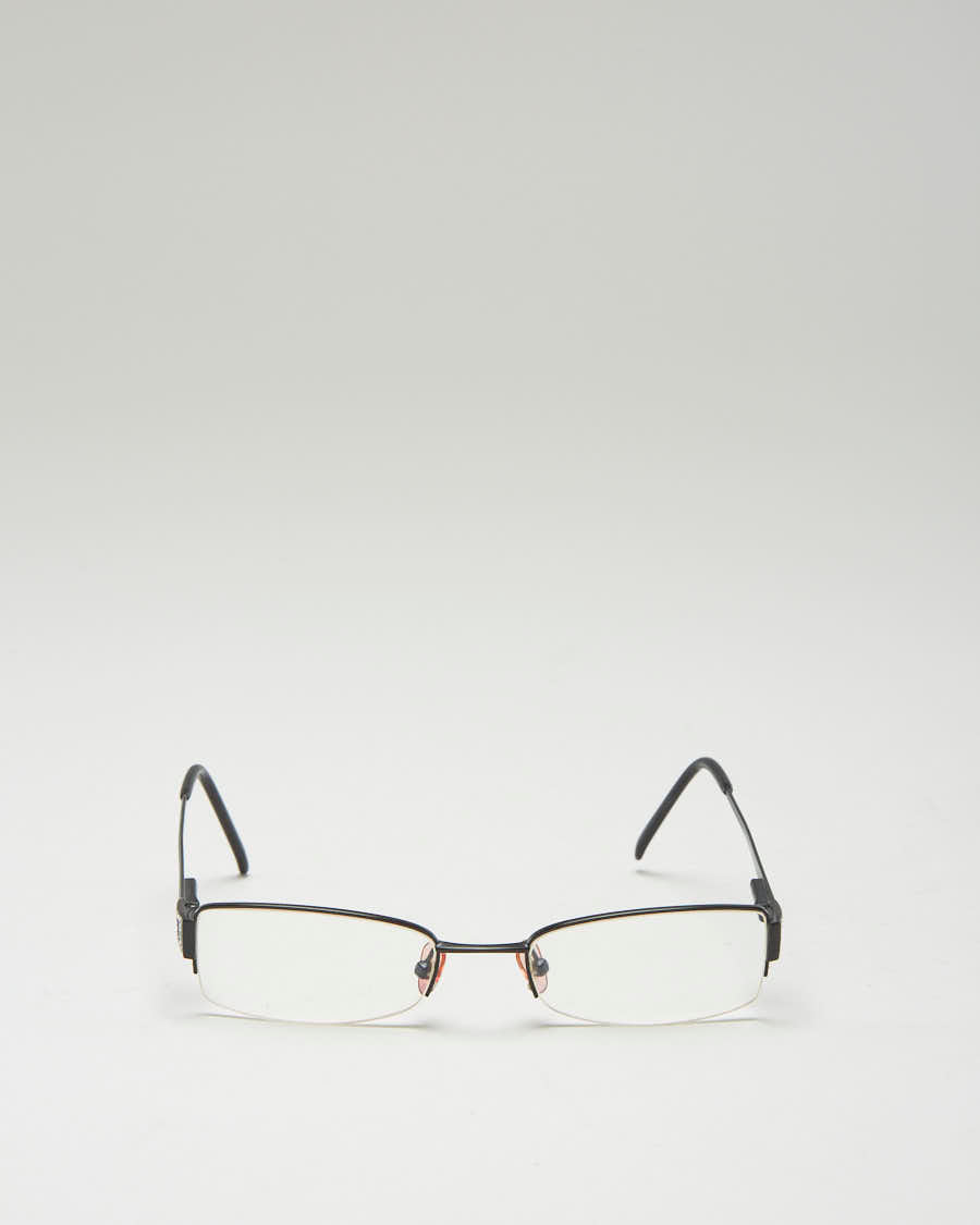 Black Y2K Guess Wire Glasses