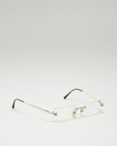 Silver Y2K Chanel Wired Glasses