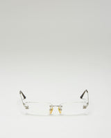 Silver Y2K Chanel Wired Glasses