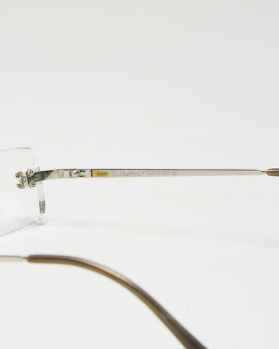 Silver Y2K Chanel Wired Glasses