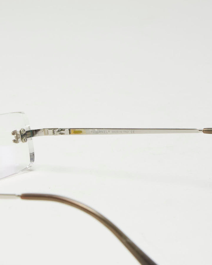 Silver Y2K Chanel Wired Glasses