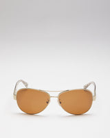 Coach Brown Gold Women's Sunglasses
