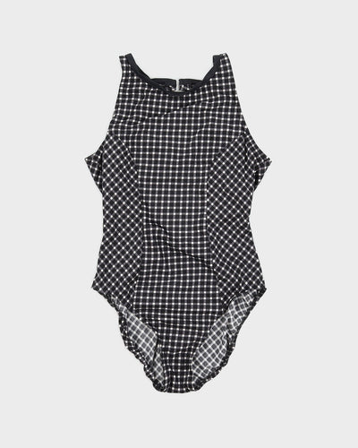 Vintage 60s Gingham Swimsuit - S