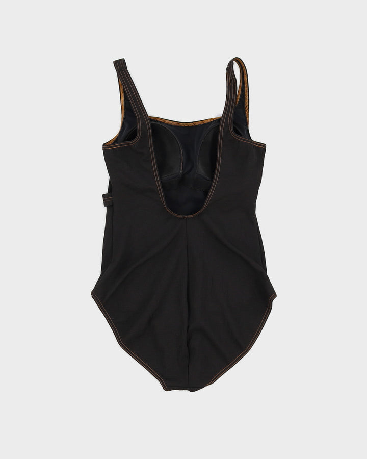 Vintage Belted Swimsuit - M