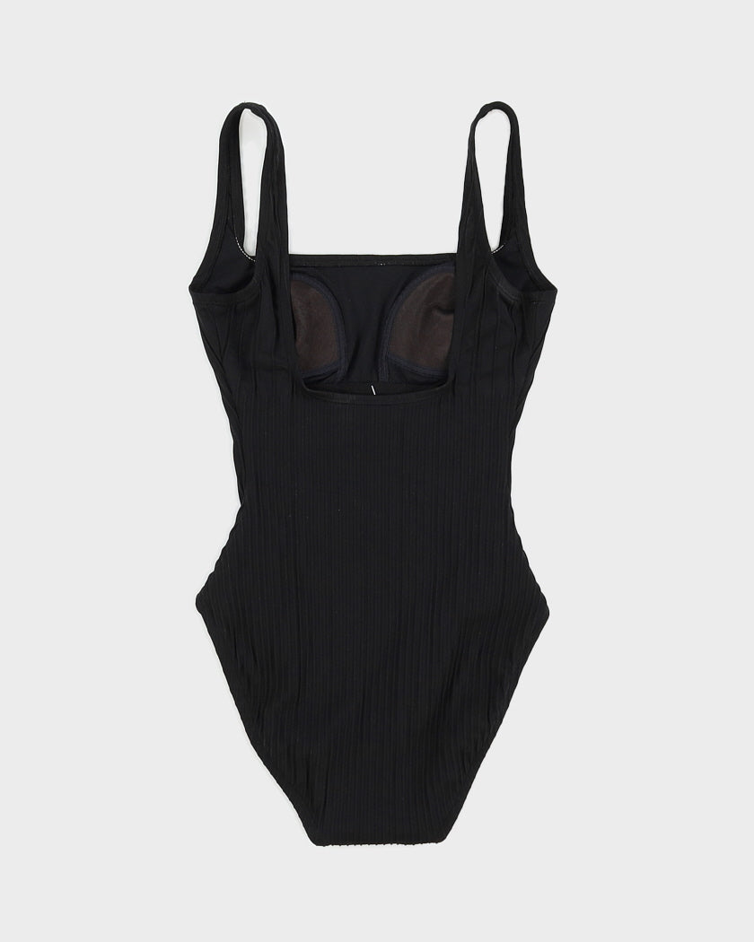 80s Anne Cole Black Swimsuit - S
